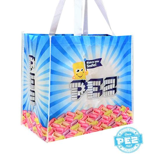 PEZ Recycle Shopping Tote Bag Candy Tablet Design