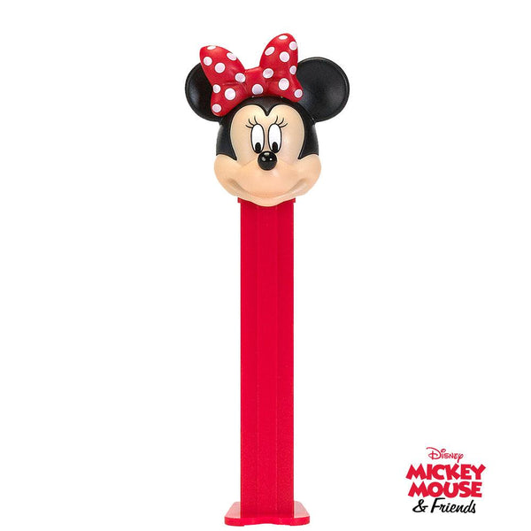 Disney Minnie Mouse with Red Polka Dot Bow PEZ Dispenser & Candy