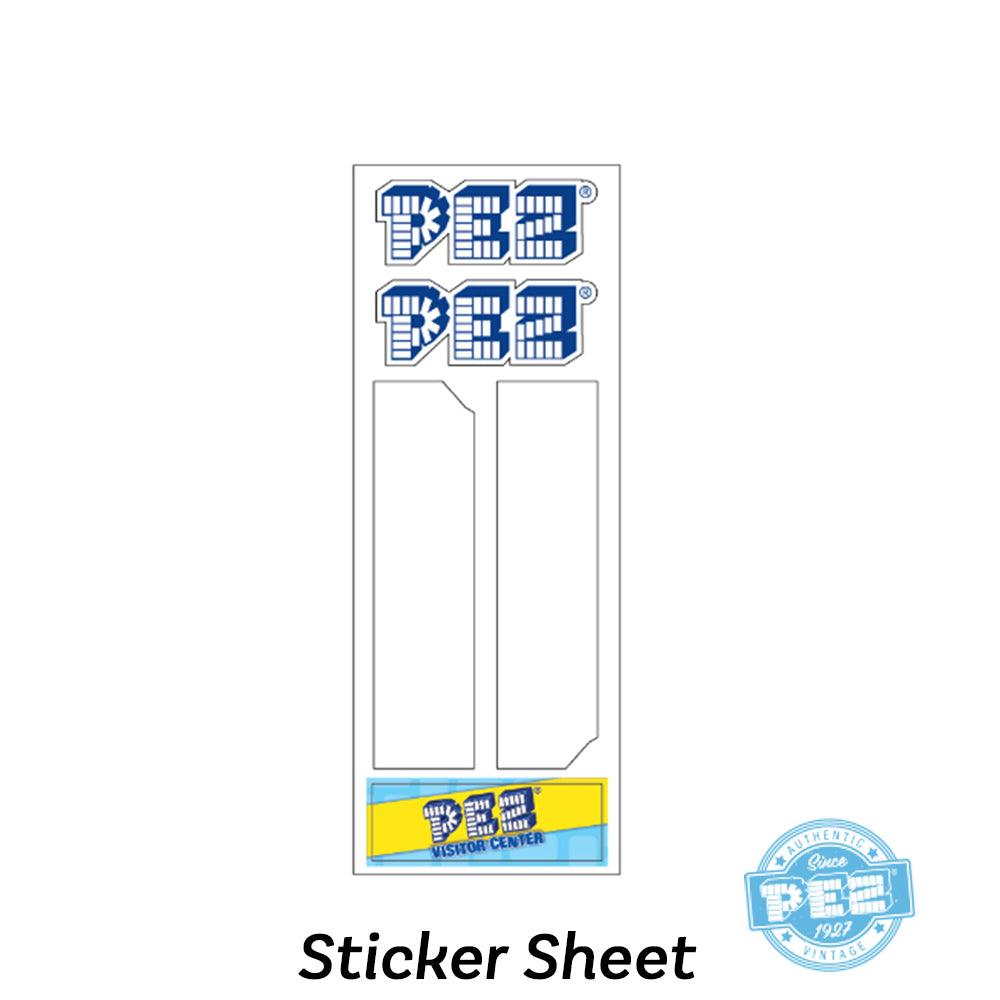 PEZ Truck with DIY Design Sticker Sheet