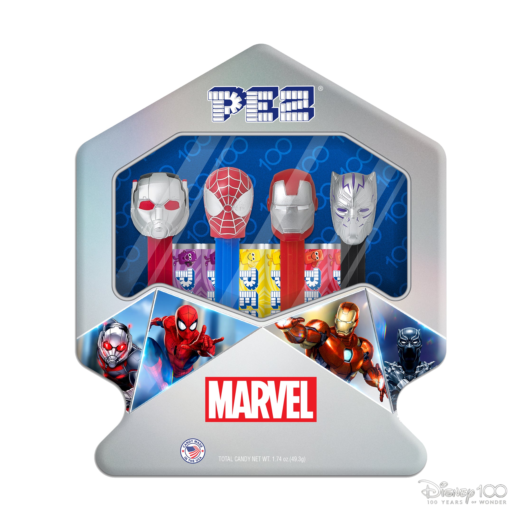 Marvel Disney 100 PEZ Gift Tin