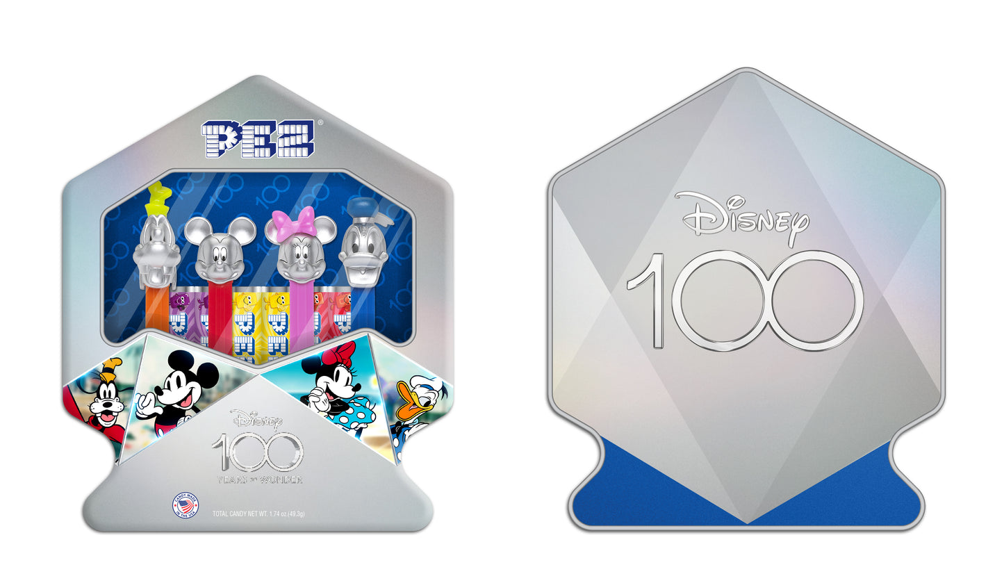 Disney 100 Years of Wonder PEZ Gift Tin