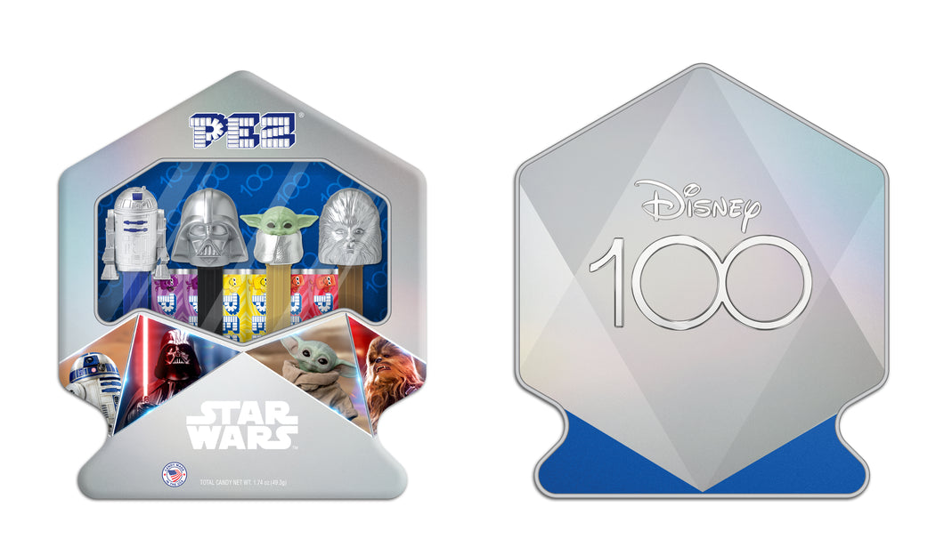 Disney 100 Star Wars PEZ Gift Tin, D100