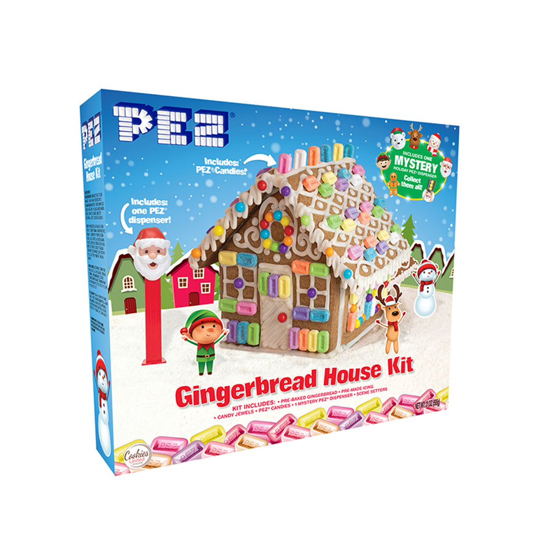 PEZ Gingerbread House Kit