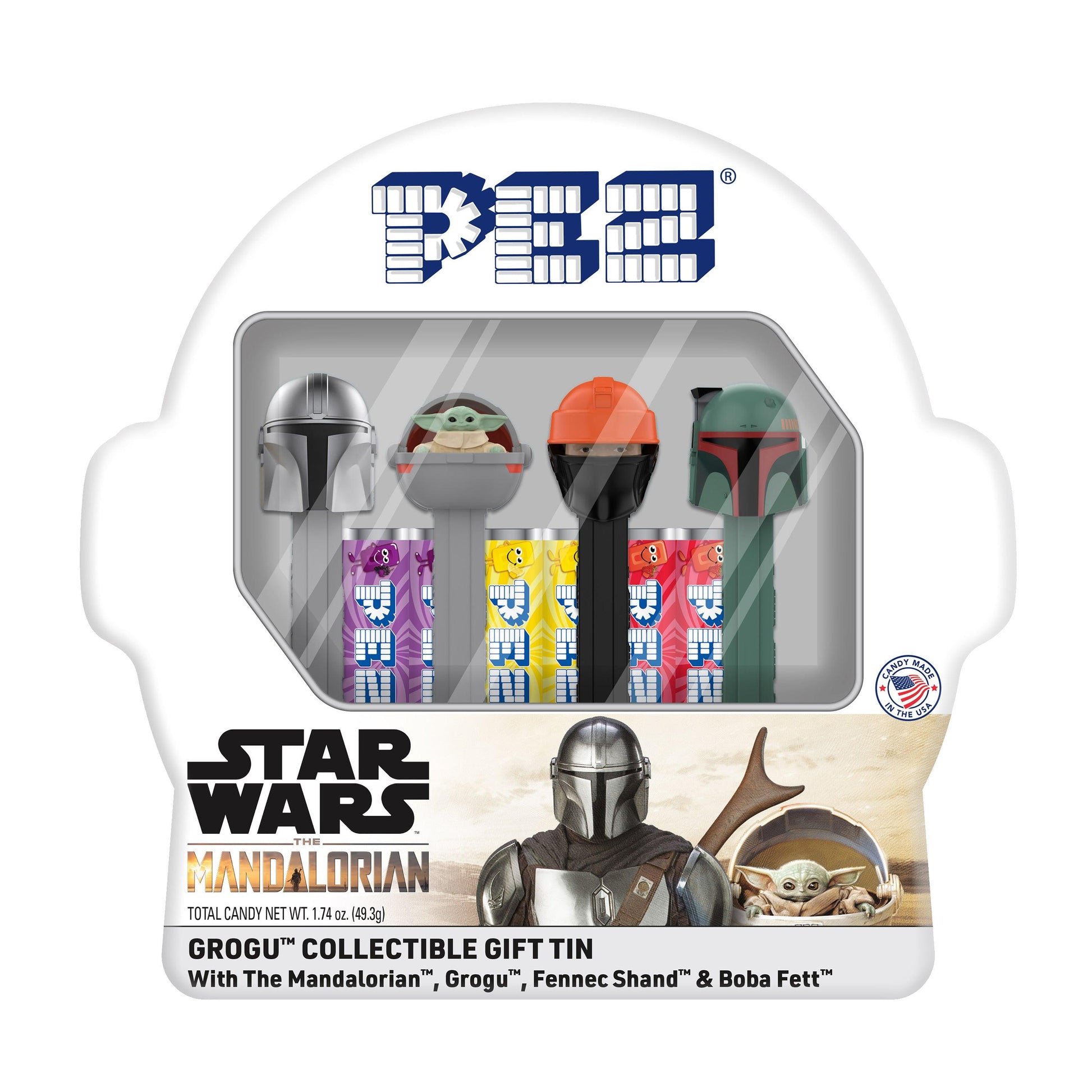 Star Wars: The Mandalorian Grogu Gift Tin - PEZ Candy