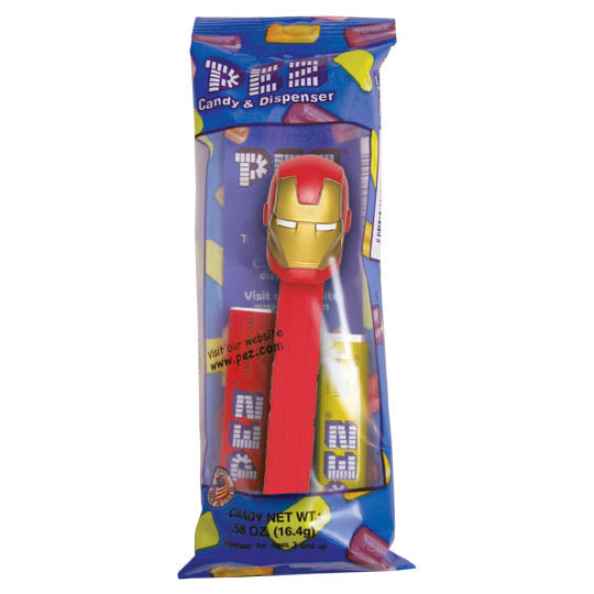 PEZ - Distributeur de bonbons et recharge de bonbons Marvel - Iron Man, Fr