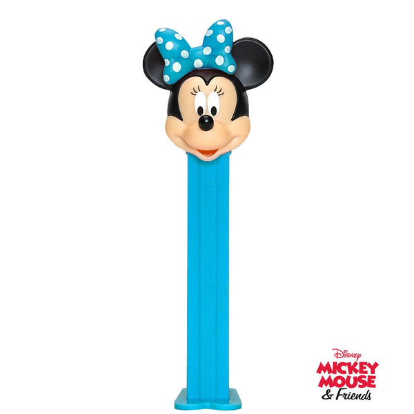 Disney Minnie Mouse with Blue Polka Dot Bow PEZ Dispenser & Candy