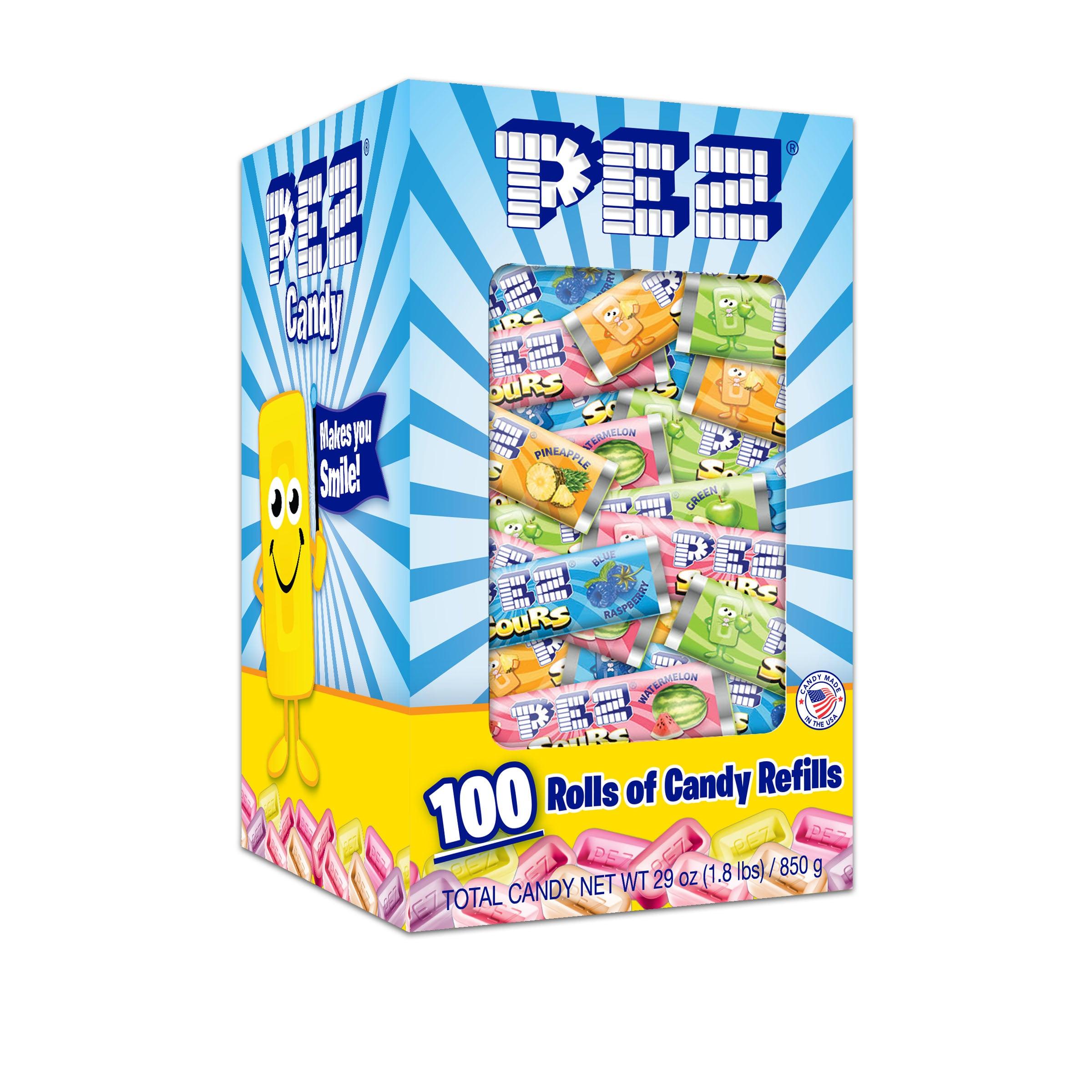 Sour Mixed Pack PEZ Candy Refills Bulk Box - 100 rolls - PEZ Candy