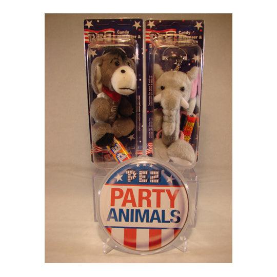 未開封 PEZ パーティーフェーバートラック アニマル2個セット Party Animals Plush PEZ Dispensers – PEZ Candy