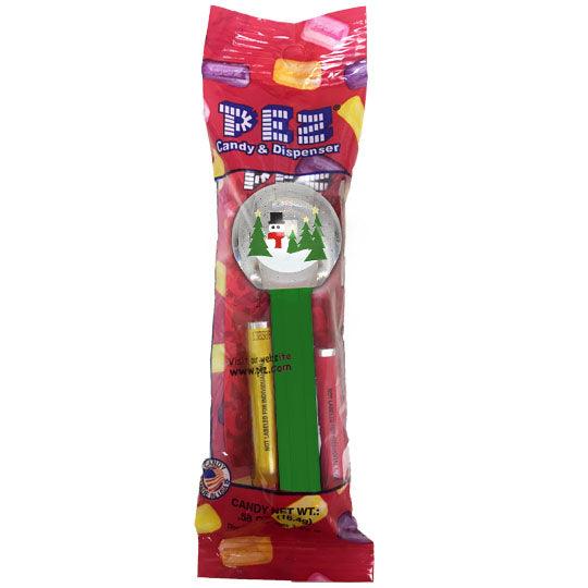 Snow Globe (Green Stem) PEZ Dispenser & Candy Christmas PEZ Online