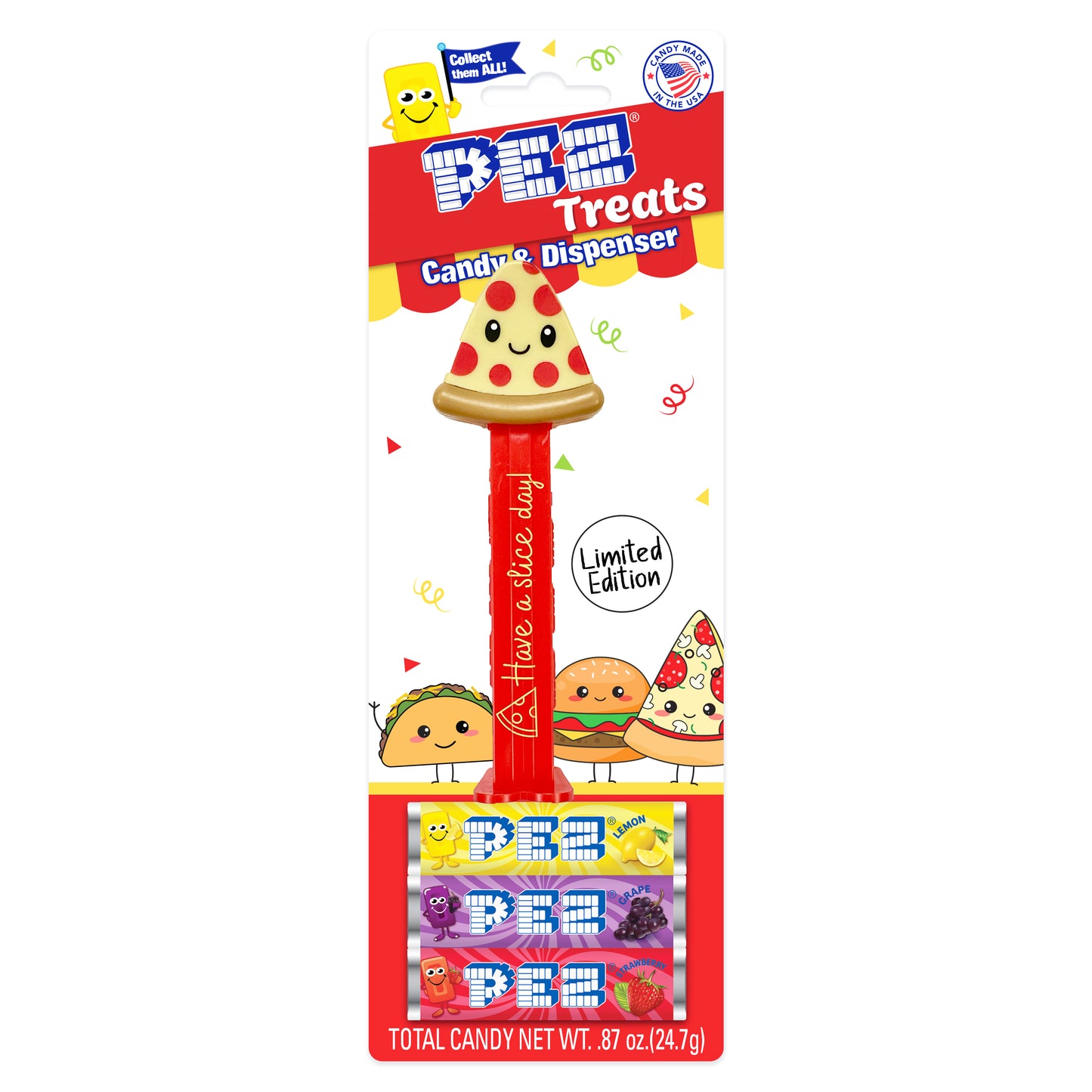 Have A Slice Day PEZ Treats (PEZ.com Exclusive) Pizza