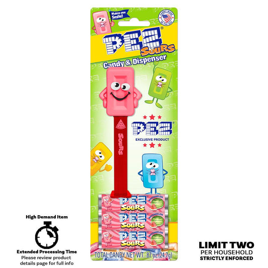 Sour Watermelon Mascot (LIMIT 2 per household - strictly enforced) - PEZ Candy