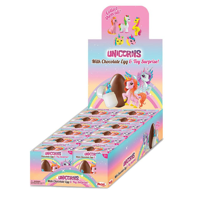 Zaini Milk Chocolate Egg & Unicorn Surprise - 12 ct. Party Pack
